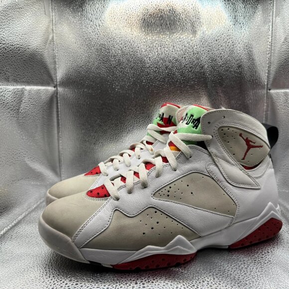 Size 10.5 Air Jordan 7 Retro Hare 2015 White Mens High Athletic Shoes 304775-125 main image 6